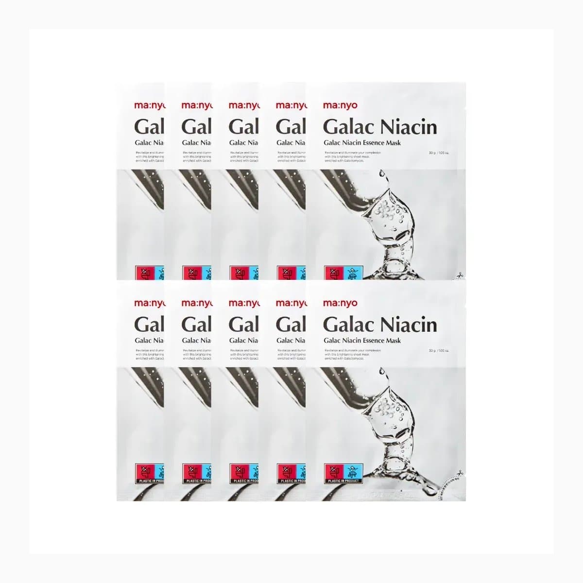 ma:nyo GALAC NIACIN ESSENCE MASK (30G/10SHEETS)