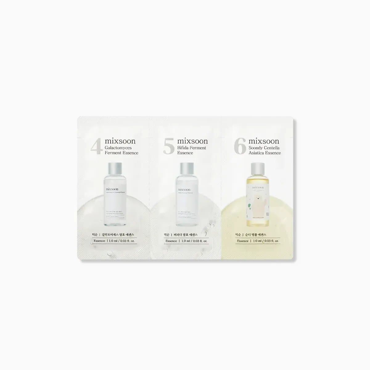 Galactomyces, Bifida, Centella Essence Sachet [1ml+1ml+1ml]