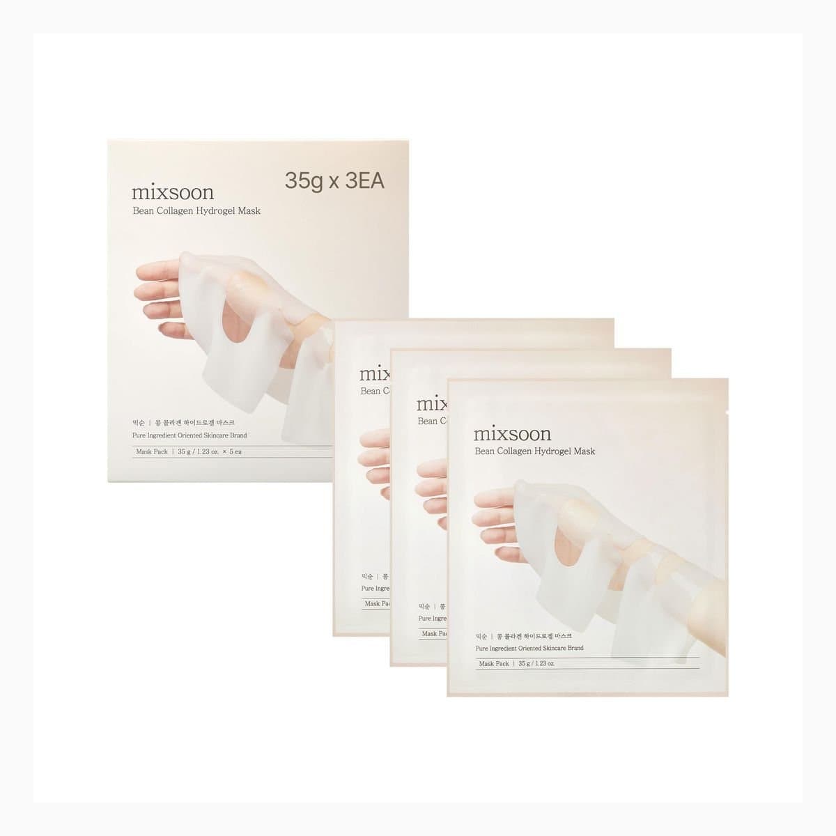 Bean Collagen Hydrogel Mask [35g*3ea]