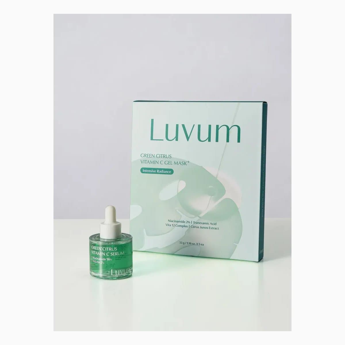 Green Citrus Vitamin C Gel Mask Plus 5pc/Box