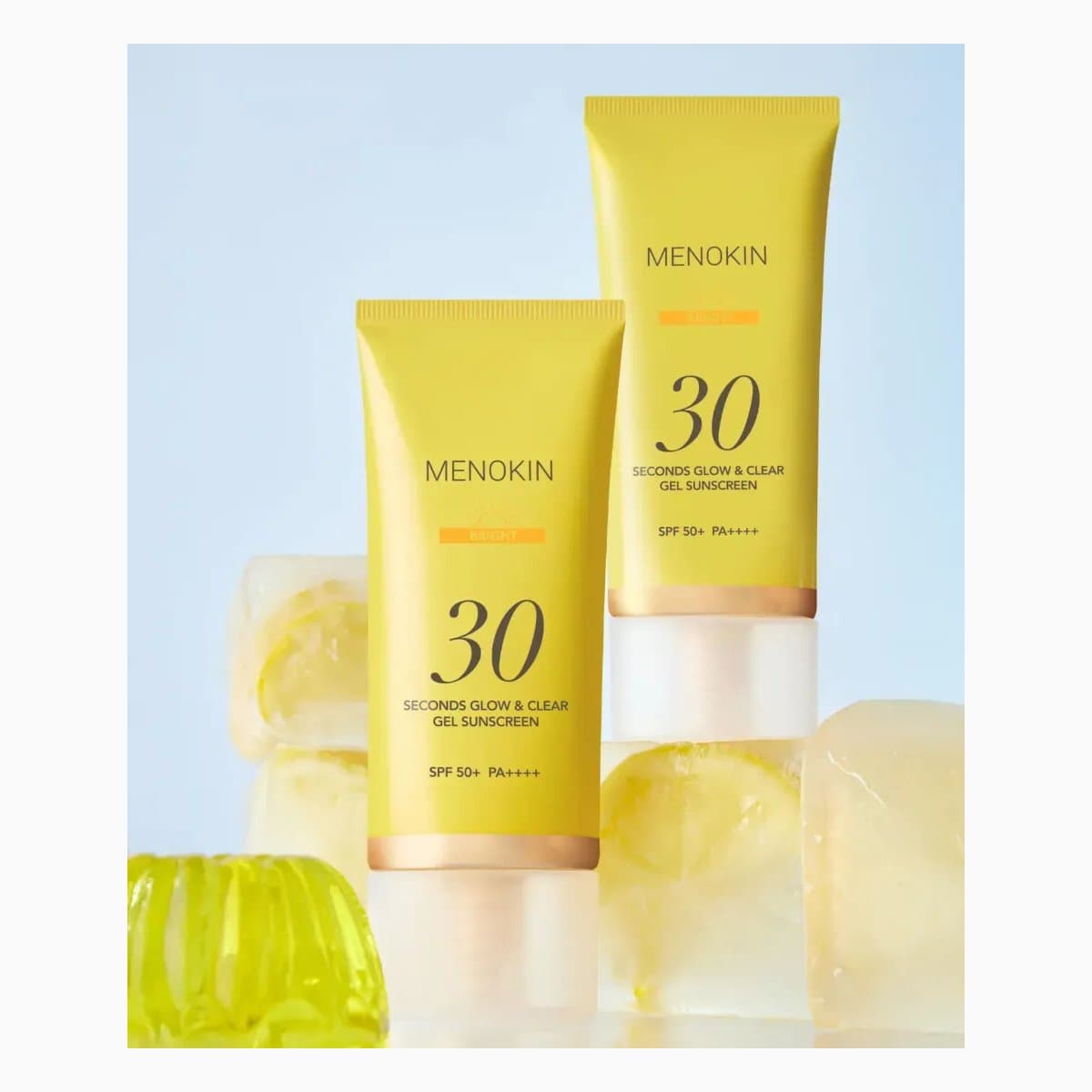 Menokin 30 Seconds Glow & Clear Gel Sunscreen [Bright]