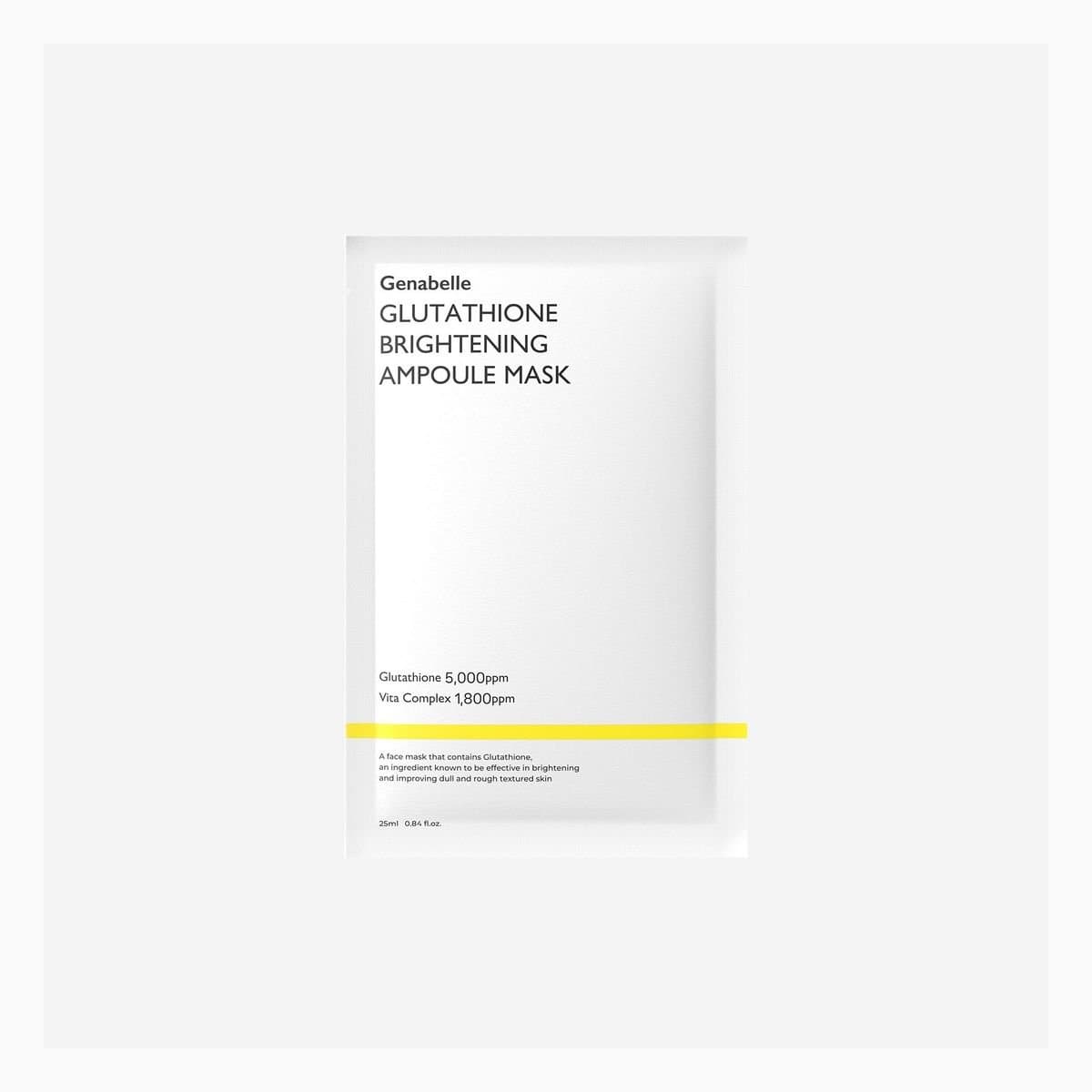 Genabelle 
 Glutathione Brightening Ampoule Mask.