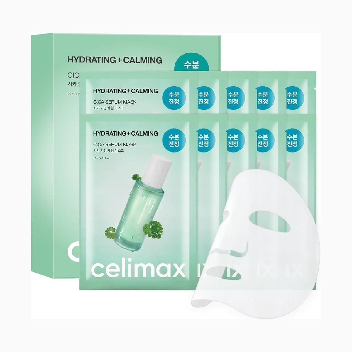 celimax The Real Cica Calming Serum Mask_10ea/set
