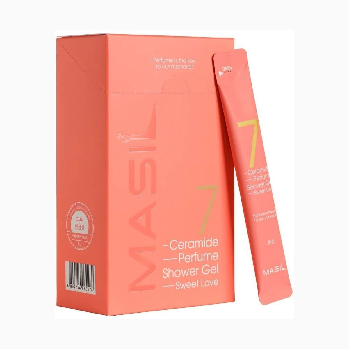 MASIL 7 CERAMIDE PERFUME SHOWER GEL STICK POUCH 8ml*20 (SWEET LOVE)