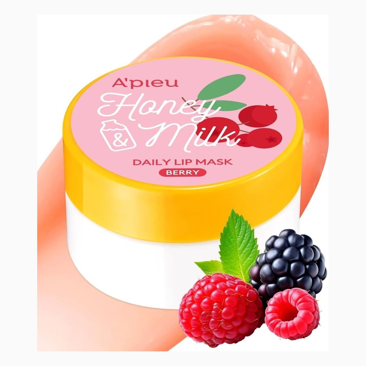 A'PIEU HONEY&MILK DAILY LIP MASK [BERRY]