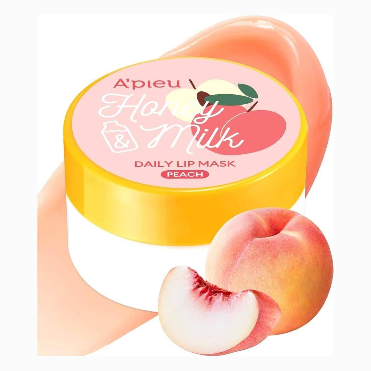 A'PIEU HONEY&MILK DAILY LIP MASK [PEACH]