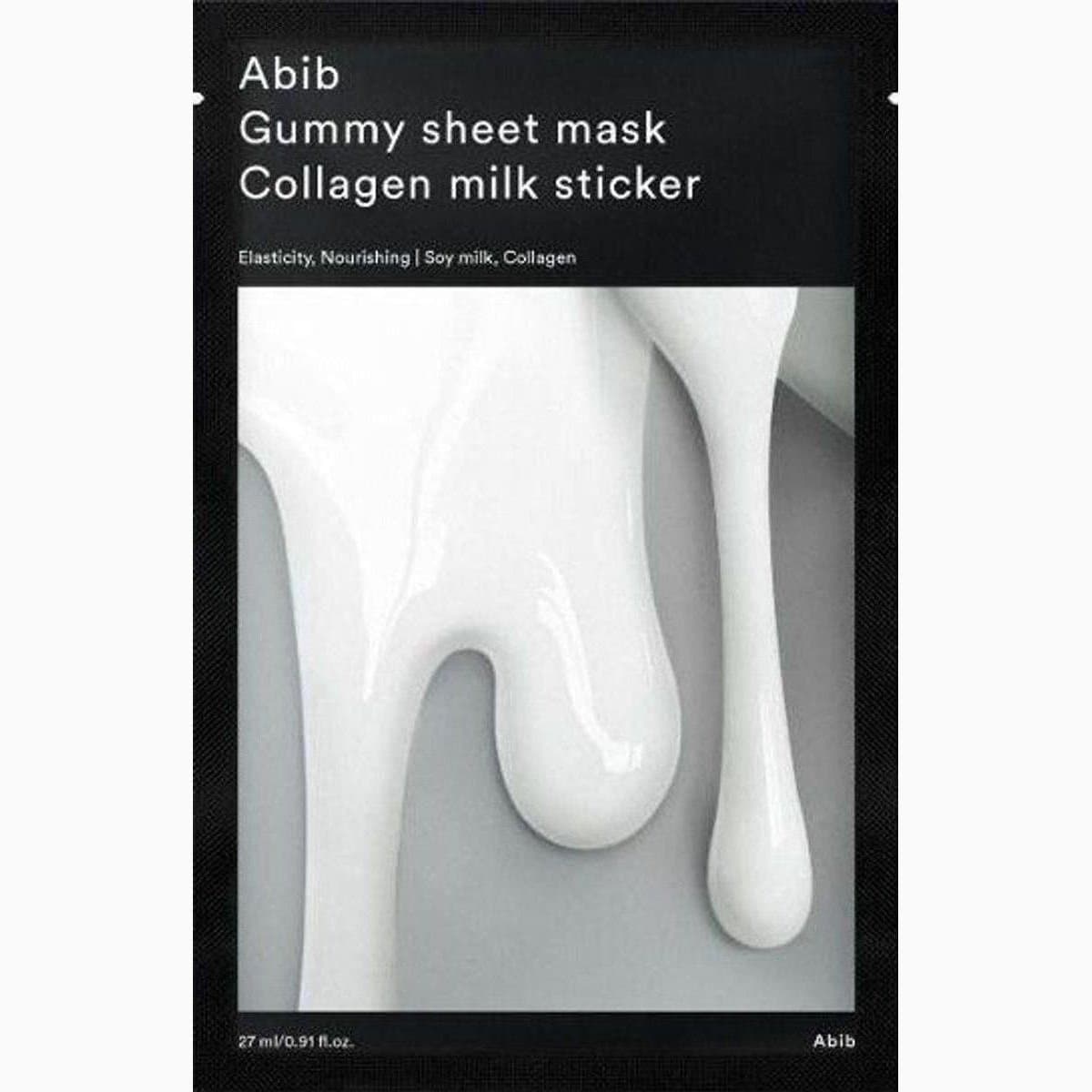 Abib Gummy sheet mask
Collagen milk sticker