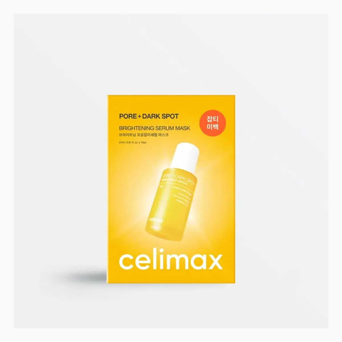 celimax PORE+DARK SPOT BRIGHTENING SERUM MASK_10ea