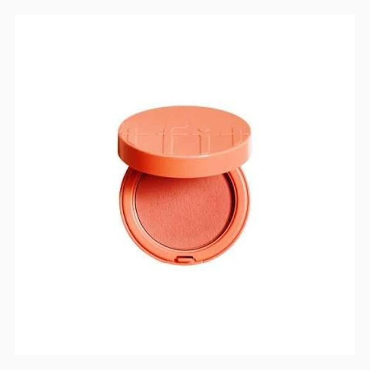 FLUFFY VELVET CUSHION BLUSH O01 CORAL ORANGE