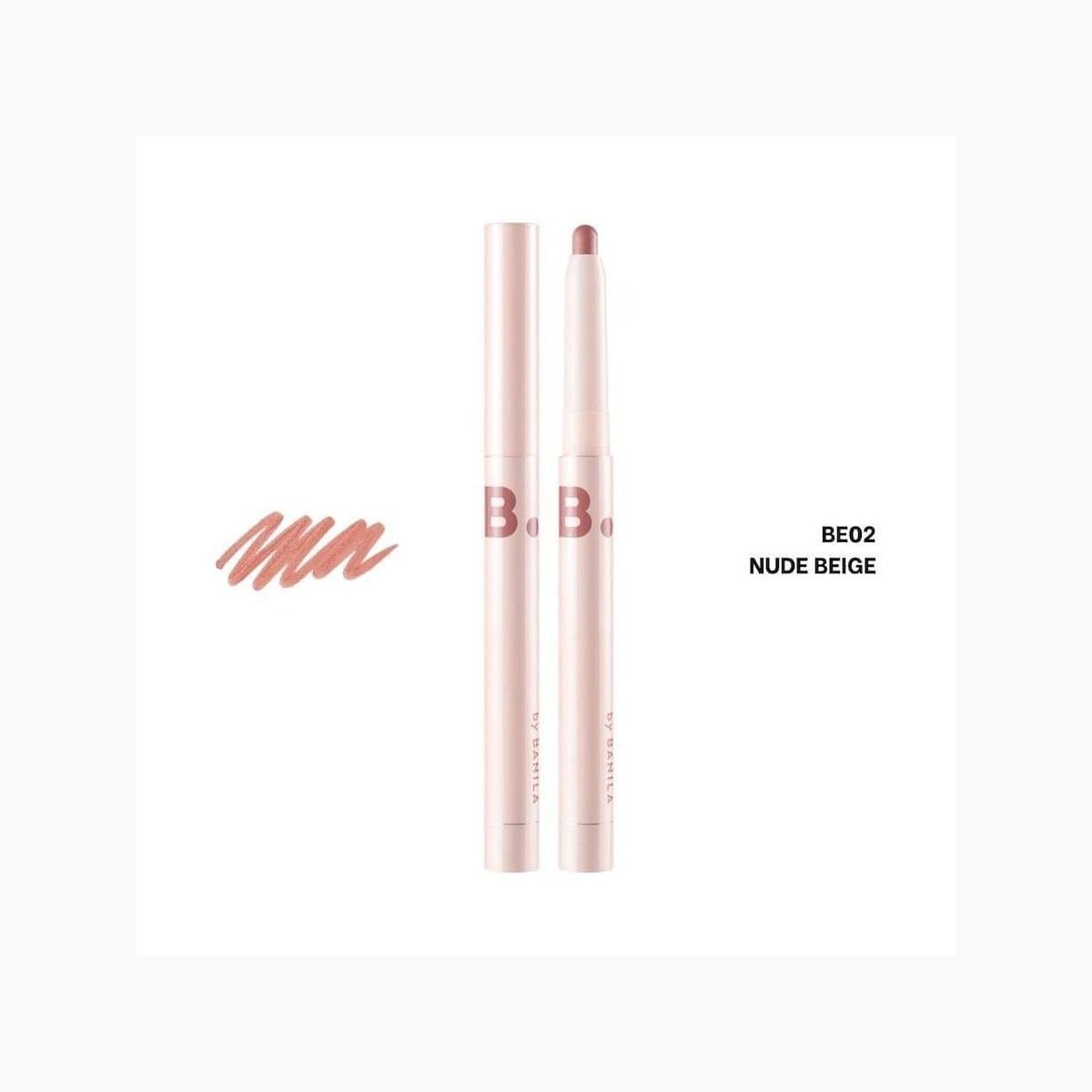 B. by BANILA Smudging Lip Pencil-BE02 Nude Beige-0.8G