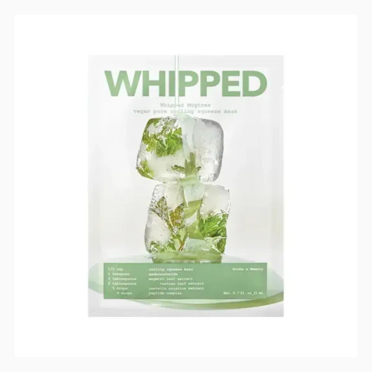 Whipped Mugtree Vegan Pore Cooling Squeeze Mask 26ml