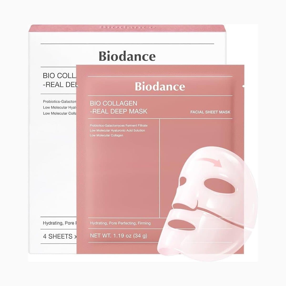 [Biodance] Bio Collagen-Real Deep Mask 1Box (34g*4ea)