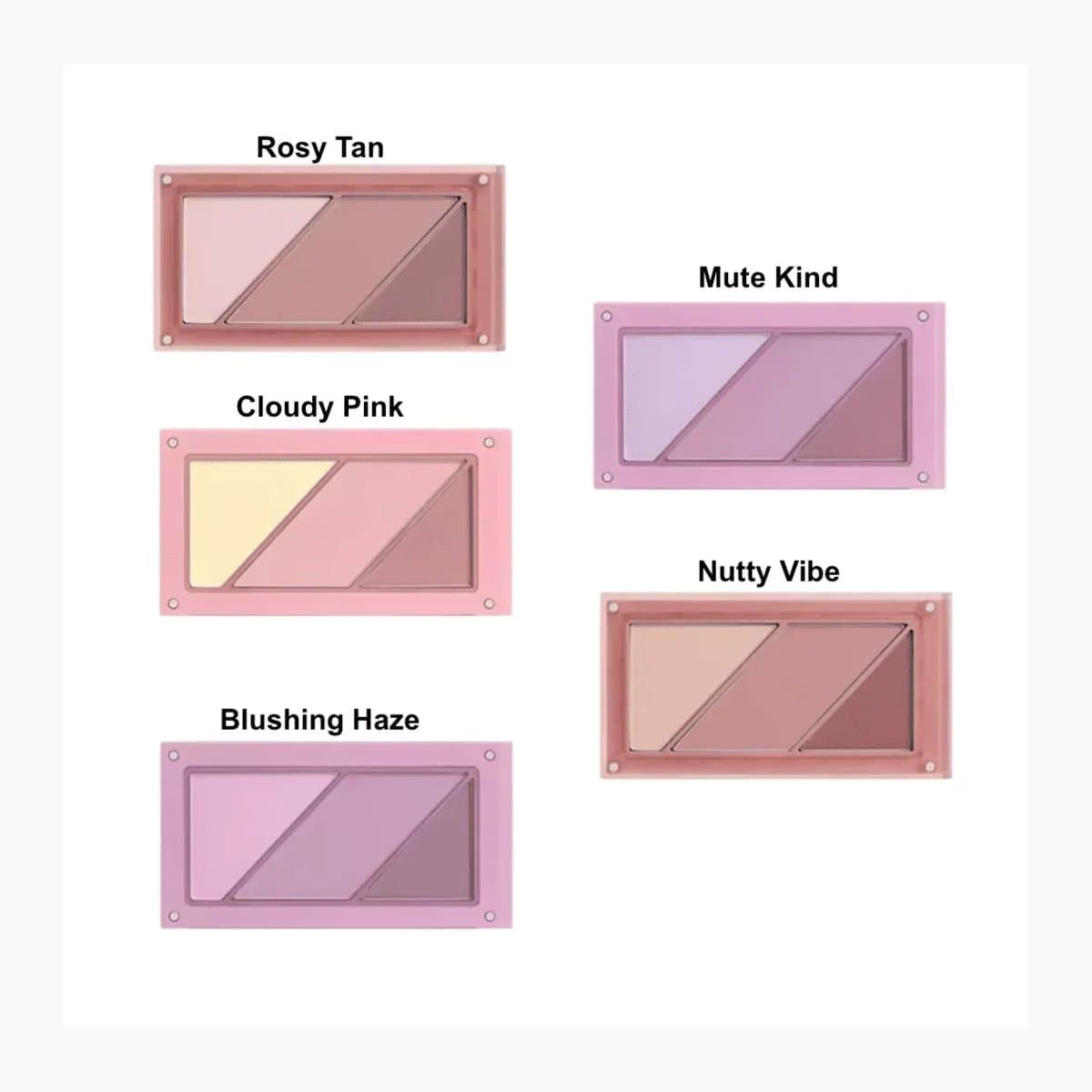 3CE Layer it All Blush Palette #Rosy Tan