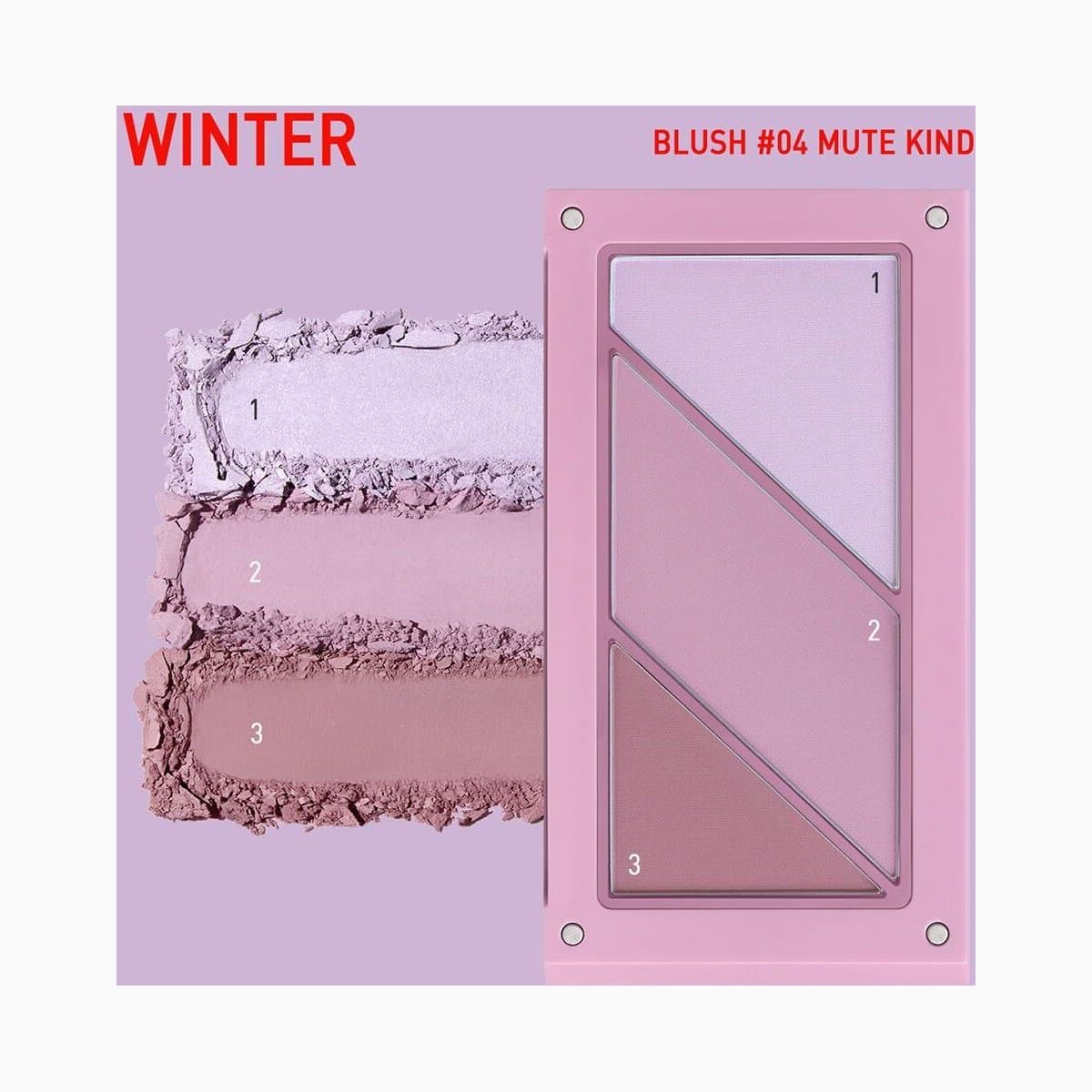 3CE Layer it All Blush Palette #Mute Kind