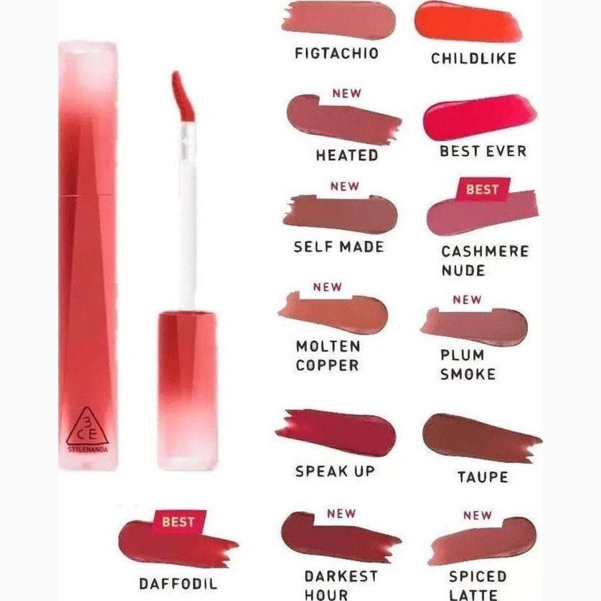 3CE VELVET LIP TINT PLUSH #20 SILENT
