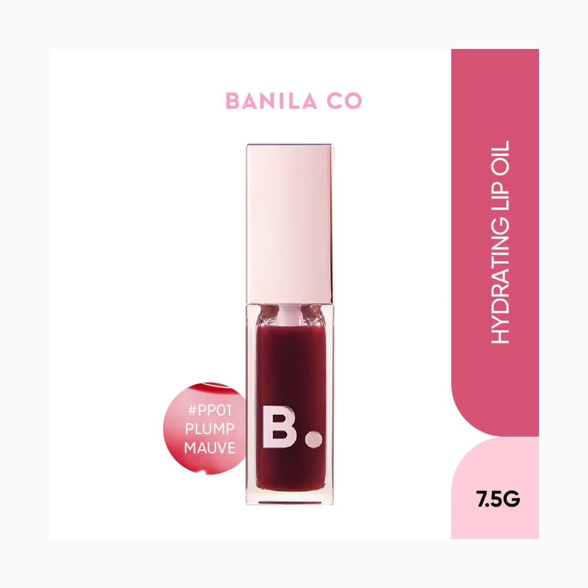 B. by BANILA Hydrating Lip Oil Plump Mauve