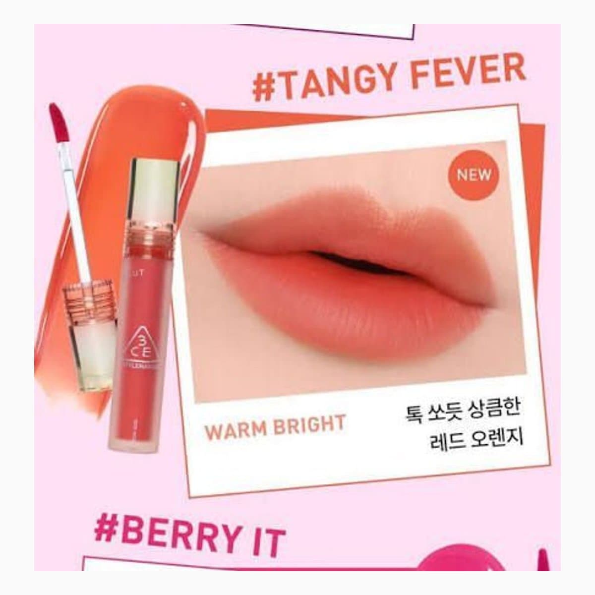 3CE BLUR WATER TINT #TANGY FEVER