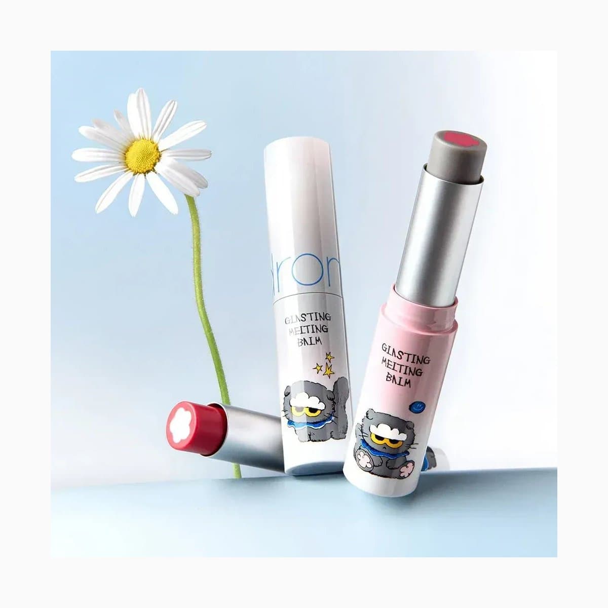 rom&nd X ZO&FRIENDS GLASTING MELTING BALM 19 PINK JELLY