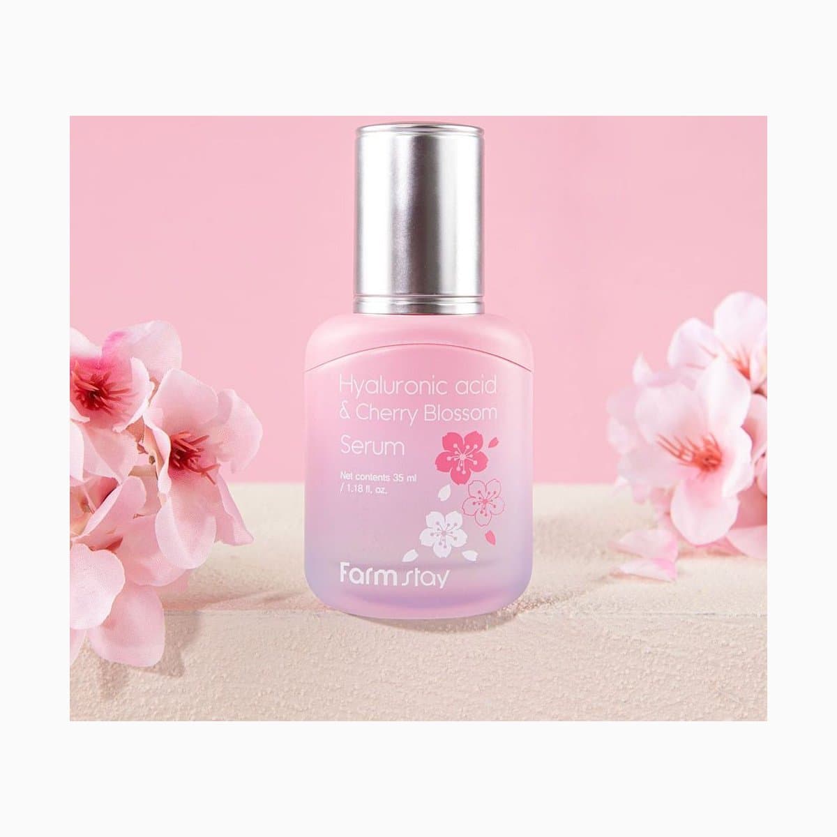 FARMSTAY HYALURONIC ACID & CHERRY BLOSSOM SERUM