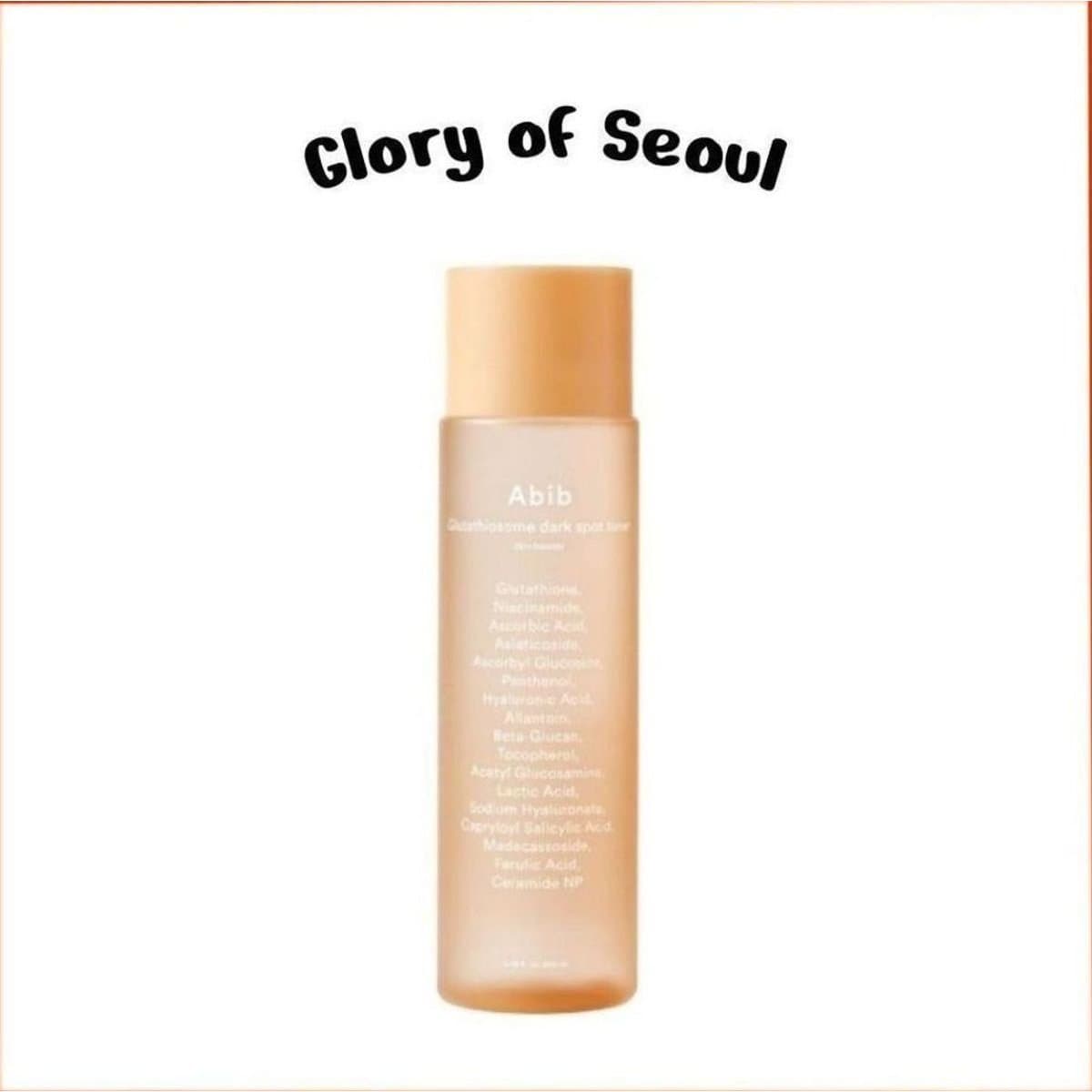 Abib Glutathione dark spot toner Skin booster