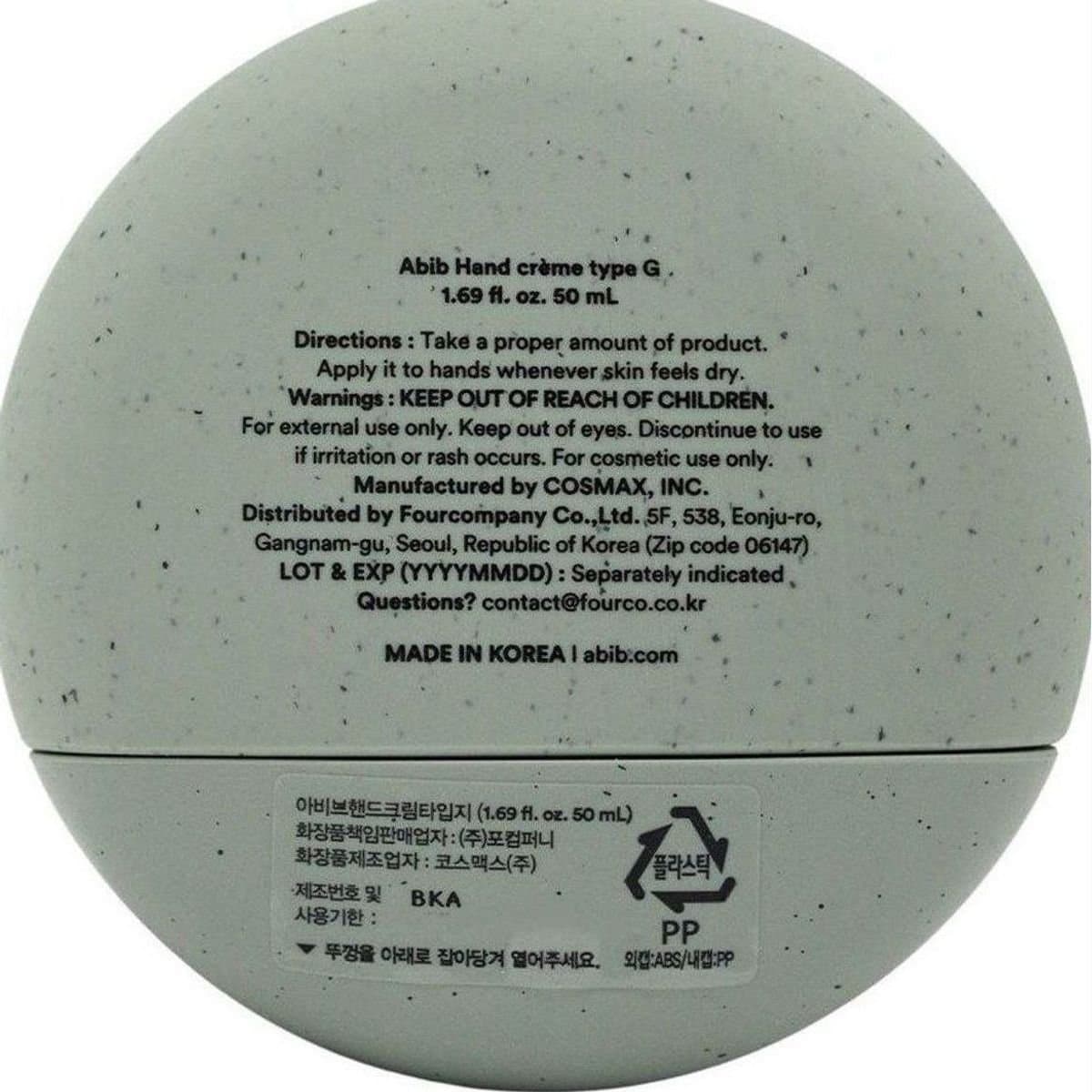 Abib Hand creme type G