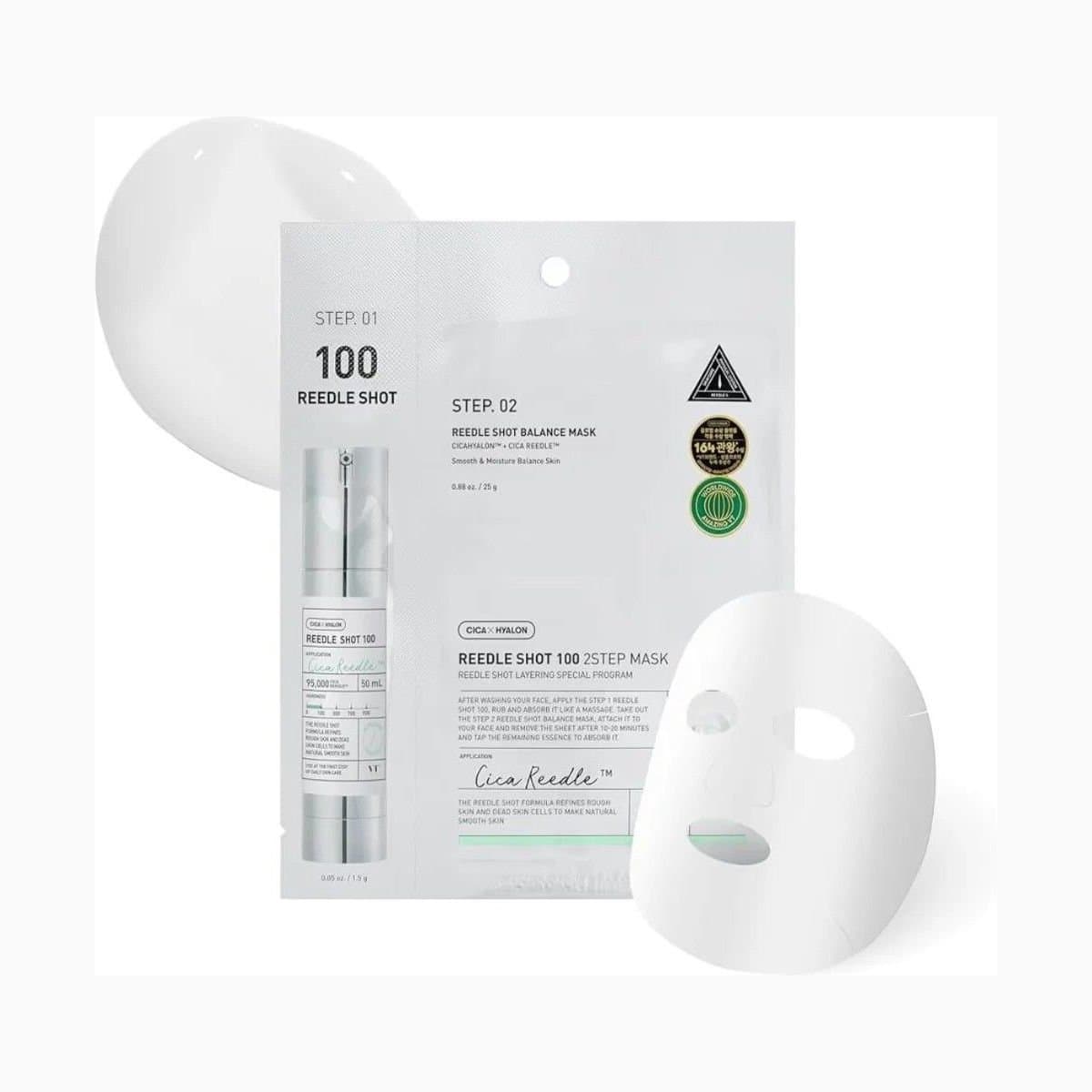 VT REEDLE SHOT 100 2-STEP MASK(5EA) 1.5g + 25g 5ea
