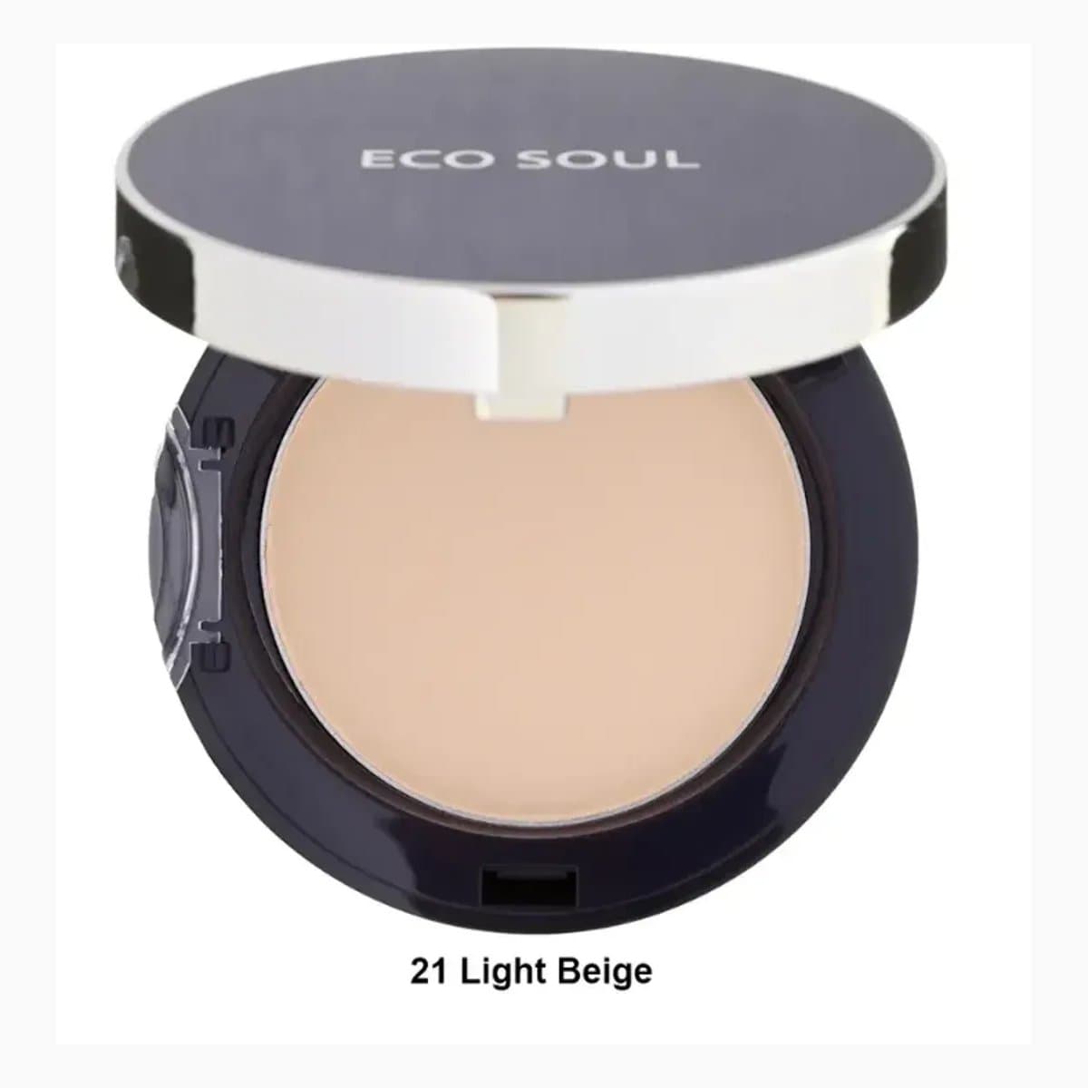 Eco Soul Perfect Cover Pact 21 Light Beige