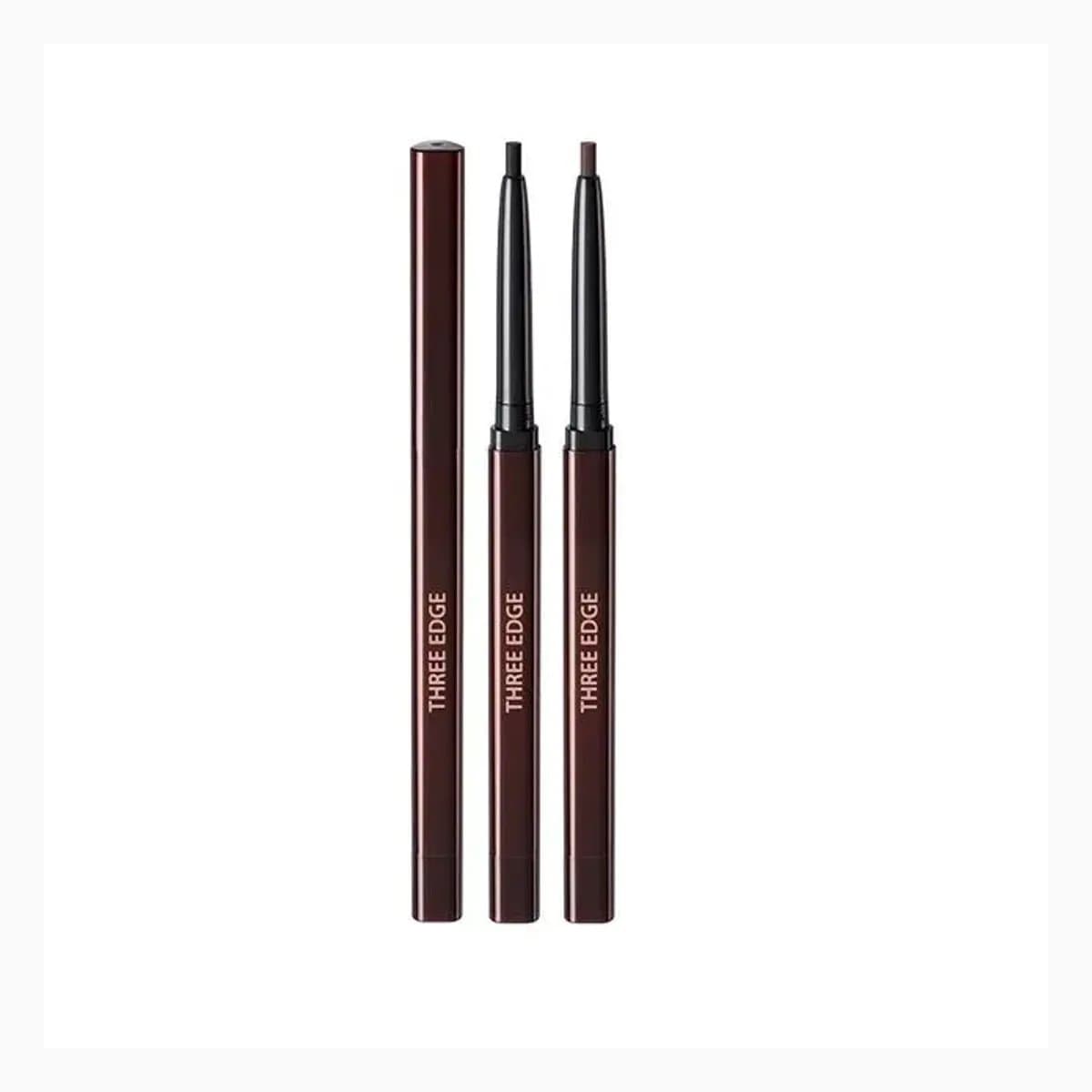 3 Edge Pencil Eyeliner 02 Dark Brown