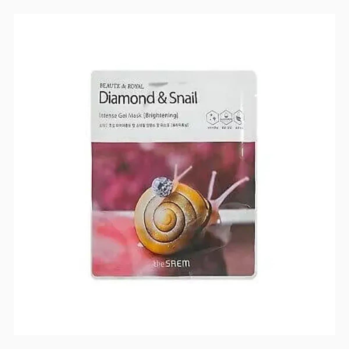Beaute de Royal Diamond & Snail Intense Gel Mask (10pcs)