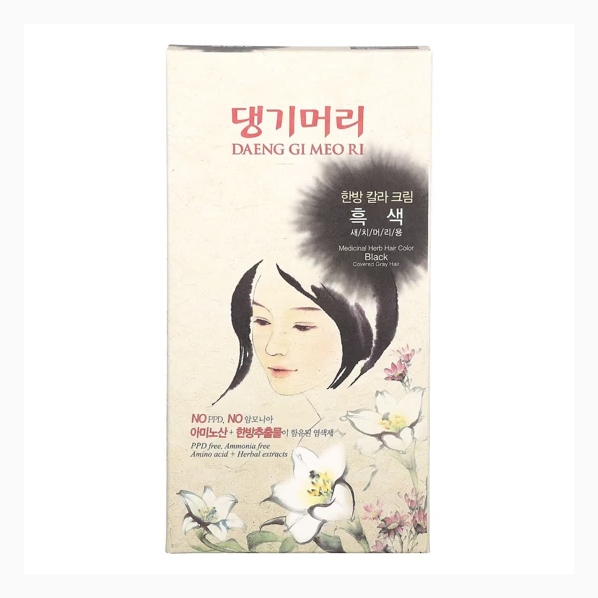 DAENG GI MEO RI Medicinal Herb Hair Color(Black)