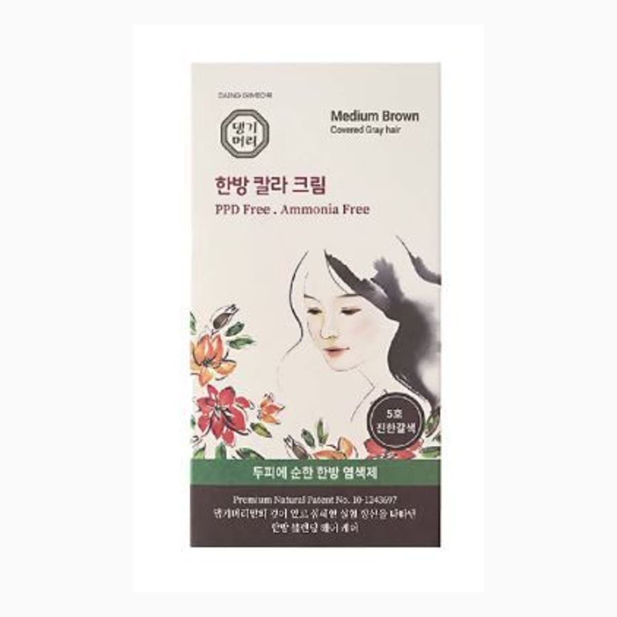 DAENG GI MEO RI Medicinal Herb Hair Color(Medium brown)