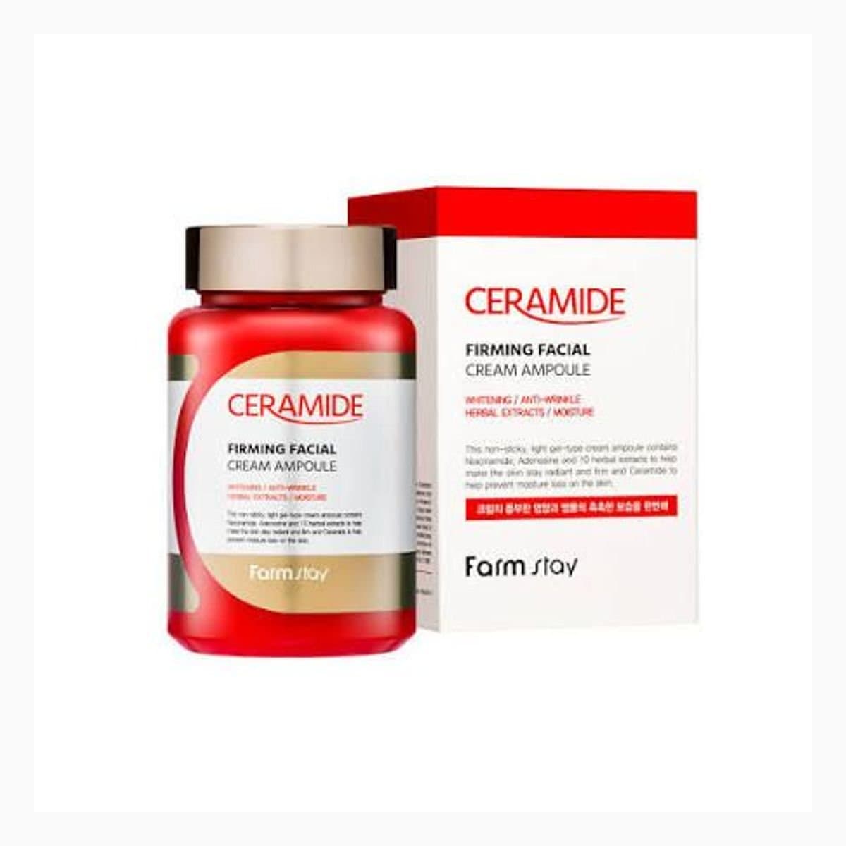 FARMSTAY CERAMIDE FIRMING FACIAL CREAM AMPOULE