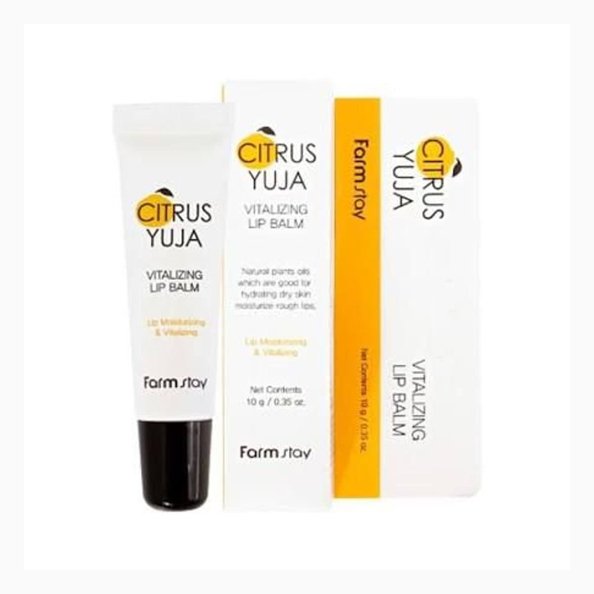 FARMSTAY CITRUS YUJA VITALIZING LIP BALM