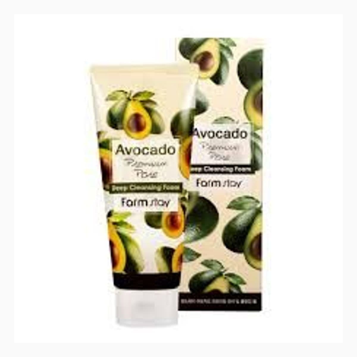 FARMSTAY AVOCADO PREMIUM PORE DEEP CLEANSING FOAM