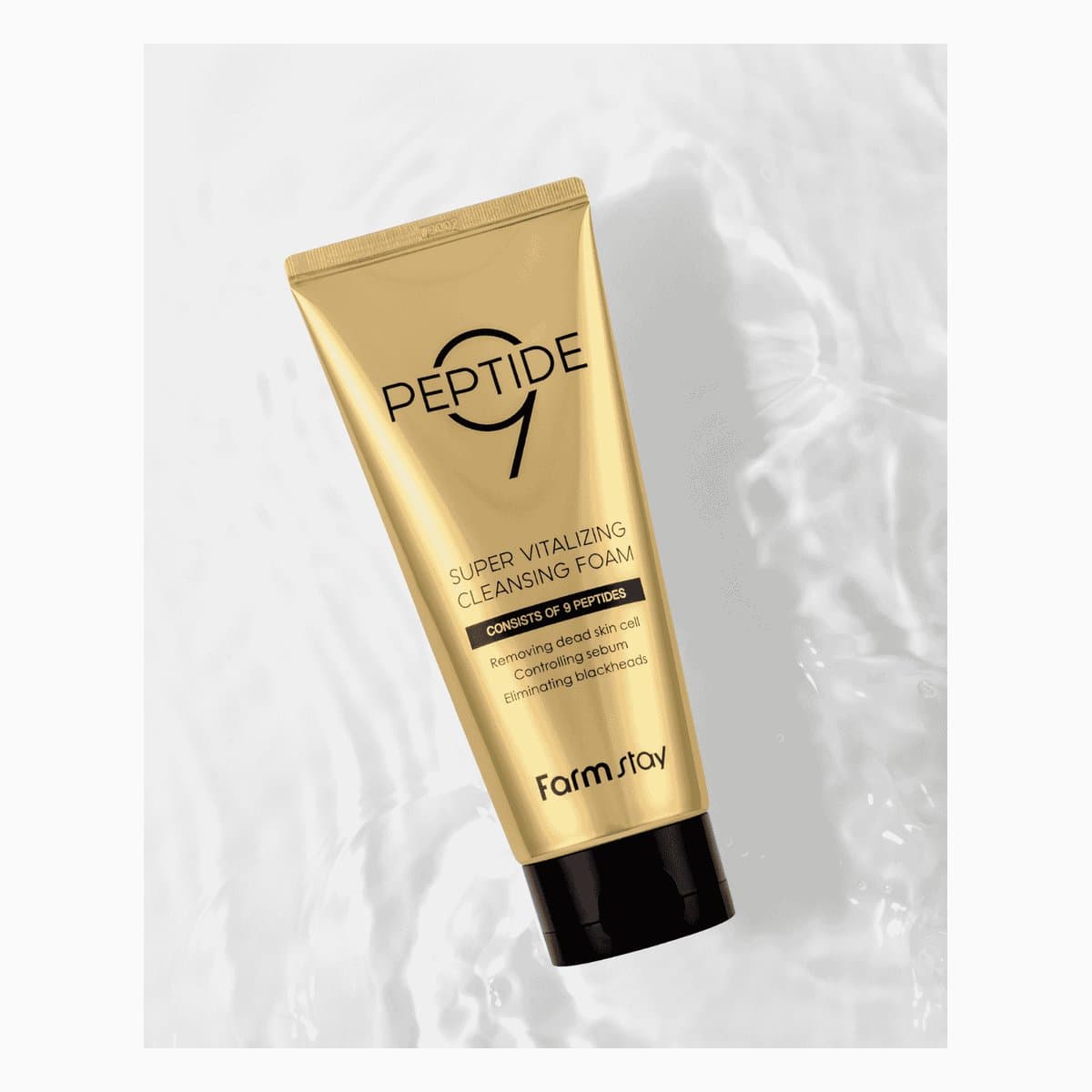 FARMSTAY PEPTIDE9 SUPER VITALIZING CLEANSING FOAM