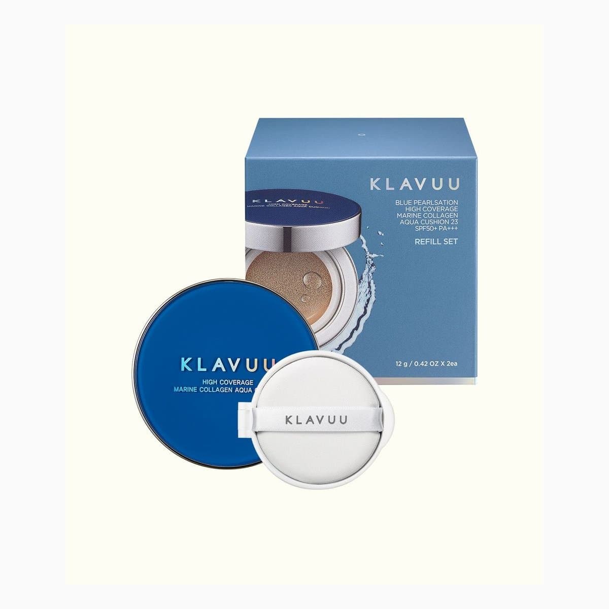 BLUE PEARLSATION HIGH COVERAGE MARINE COLLAGEN AQUA CUSHION #23