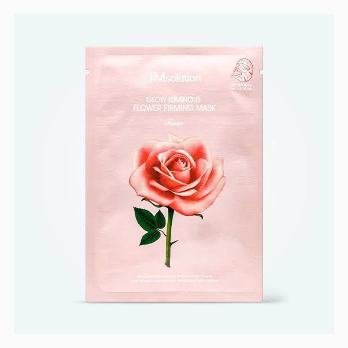 JMSOLUTION GLOW LUMINOUS FLOWER MASK ROSE
