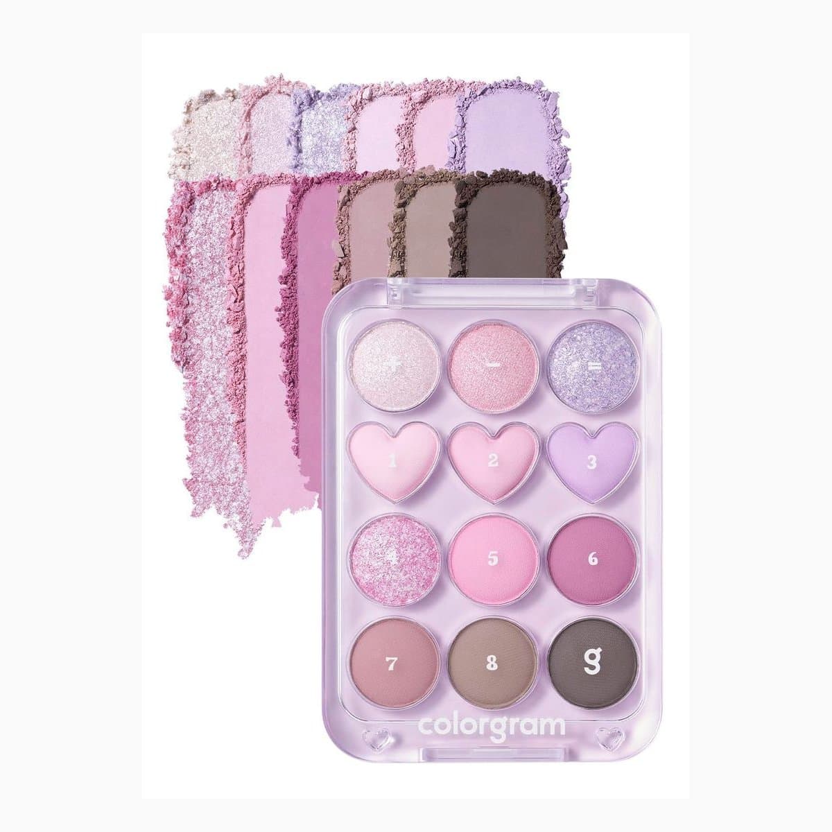 colorgram Pin Point Eyeshadow Palette 03 Pink+Lavender Is Love