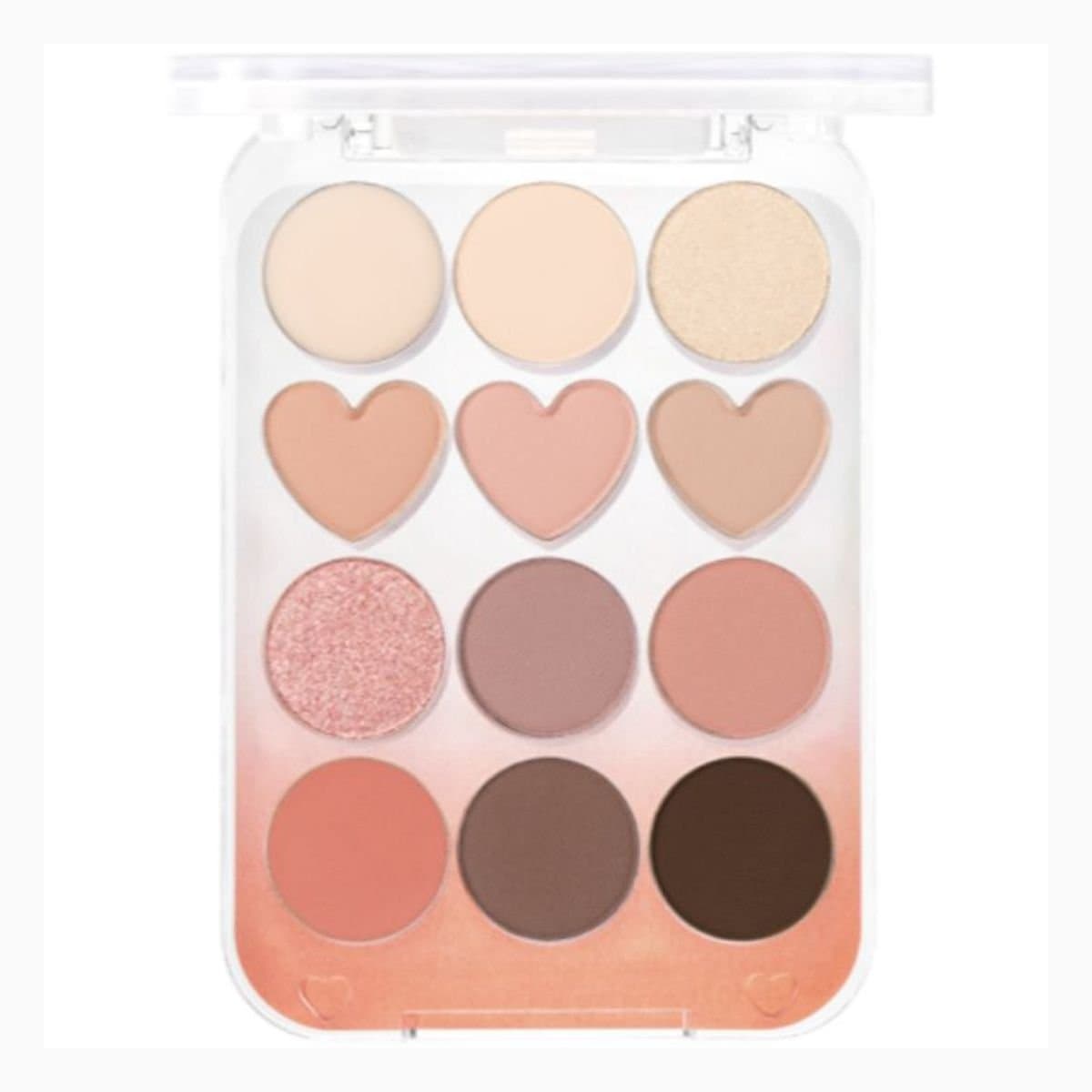 COLORGRAM PIN POINT EYESHADOW PALETTE 01 SUNNY+OAT=PEACH