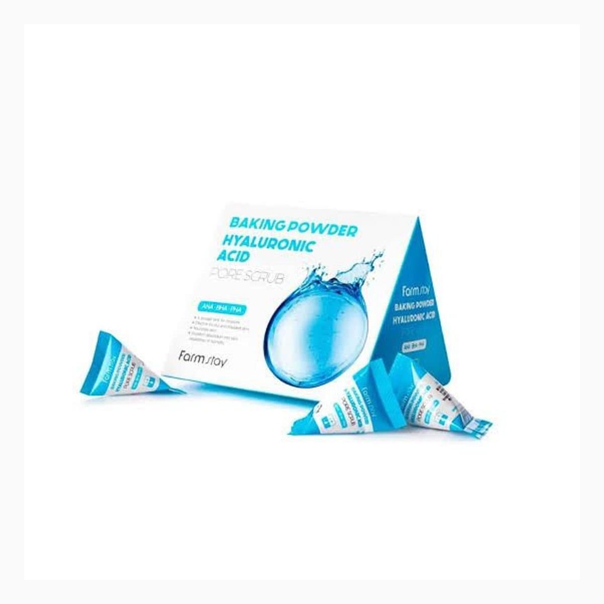FARMSTAY BAKING POWDER HYALURONIC ACID PORE SCRUB