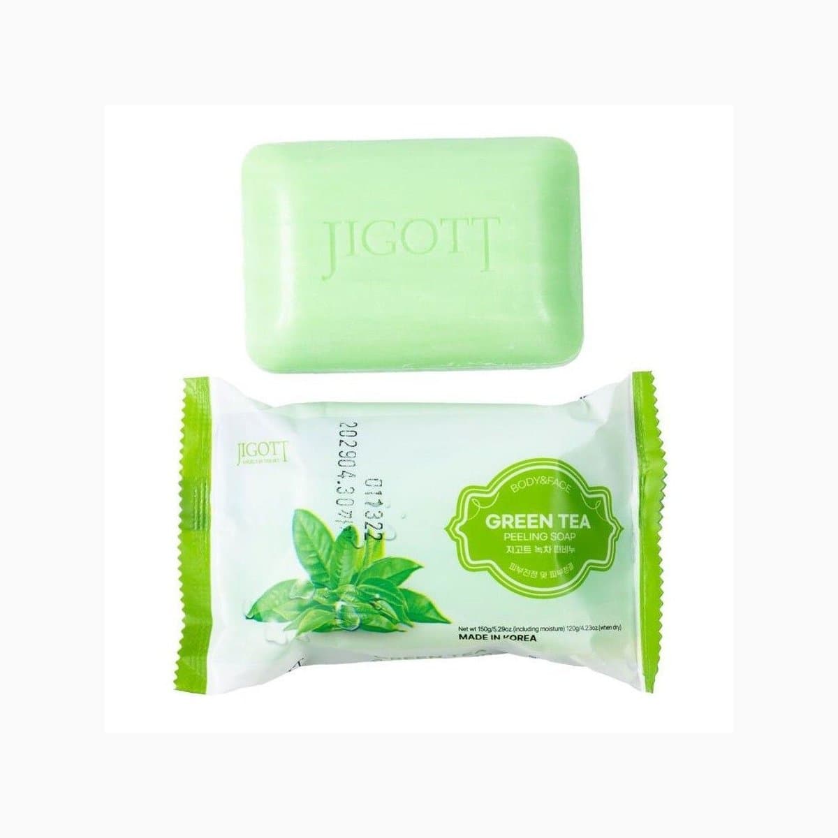 Jigott Green Tea Peeling Soap