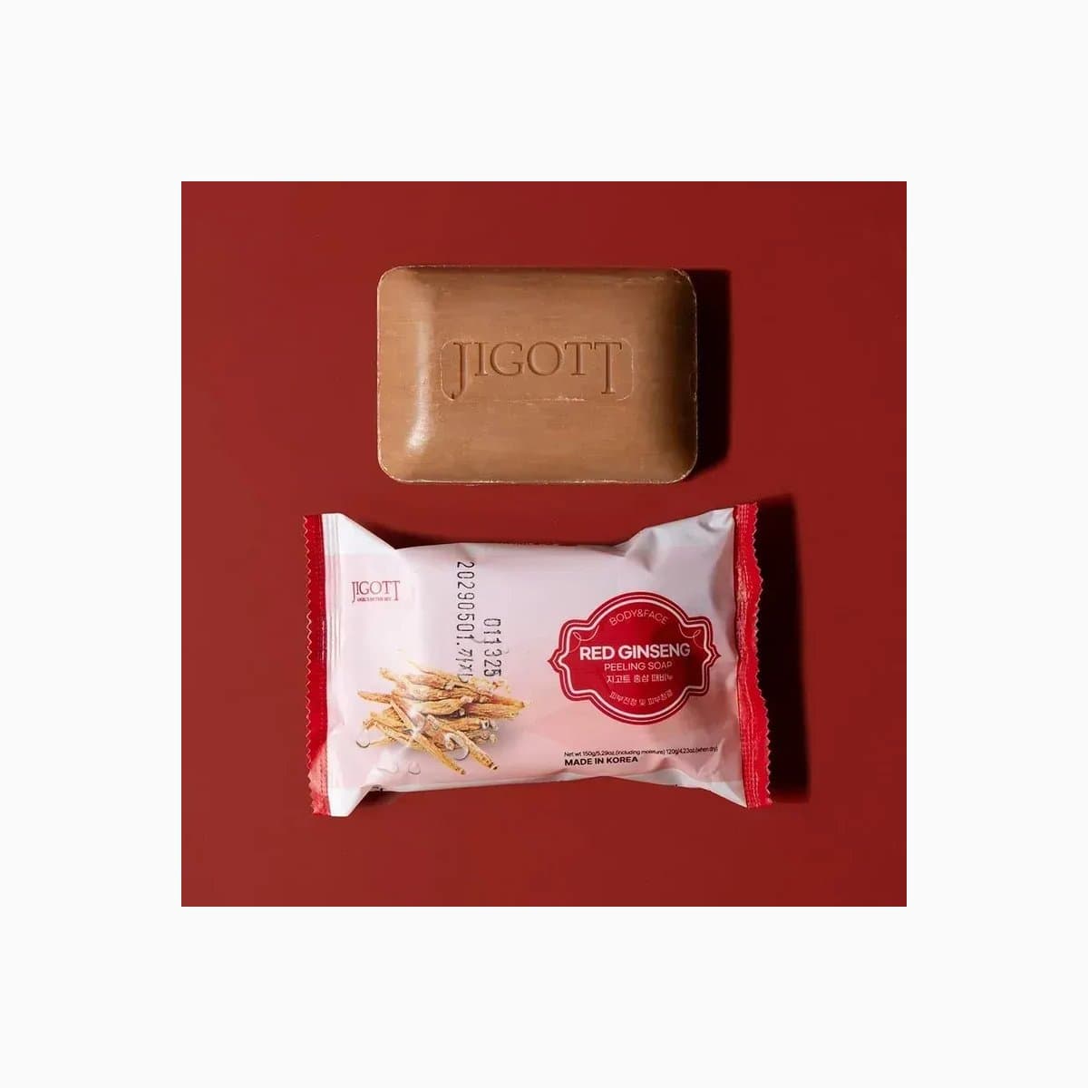 Jigott Red Ginseng Peeling Soap
