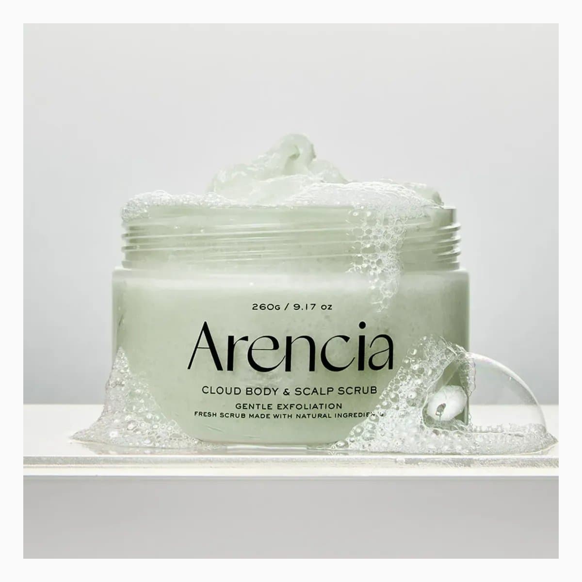 Arencia Fresh Cloud Body & Scalp Scrub Geranium & Primrose 260g