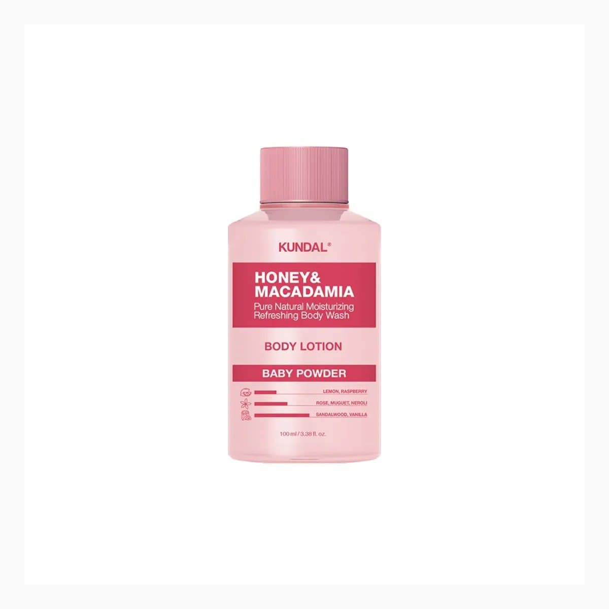 HONEY & MACADAMIA PURE BODY LOTION 100ML - BABYPOWDER 100ml 1ea