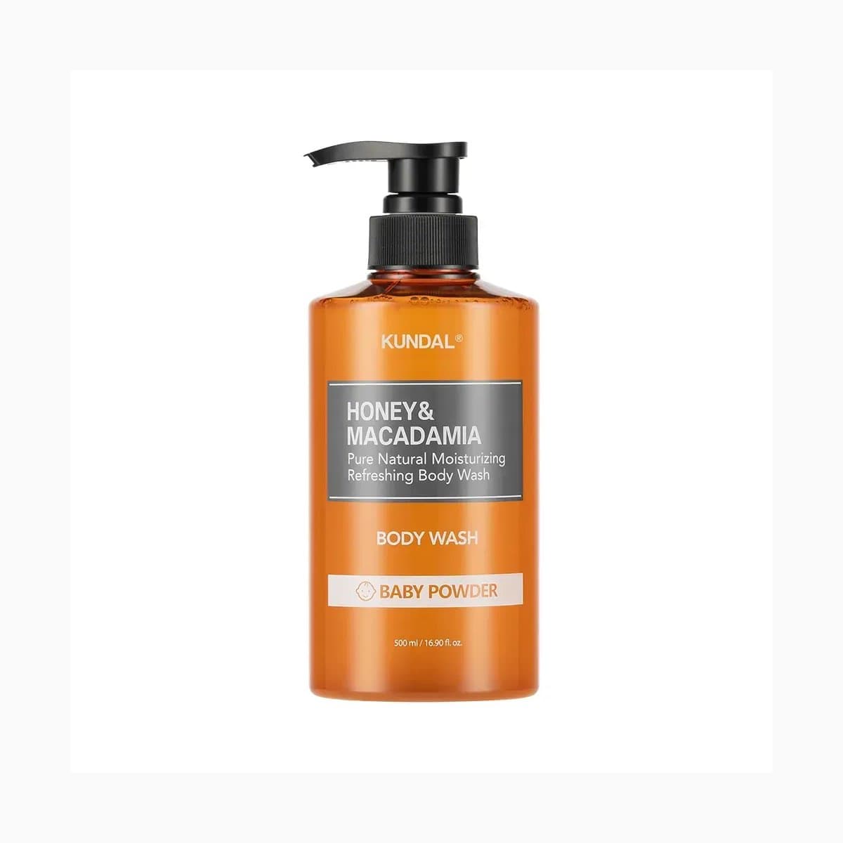 HONEY & MACADAMIA PURE BODY WASH 500ML - BABY POWDER 500ml 1ea