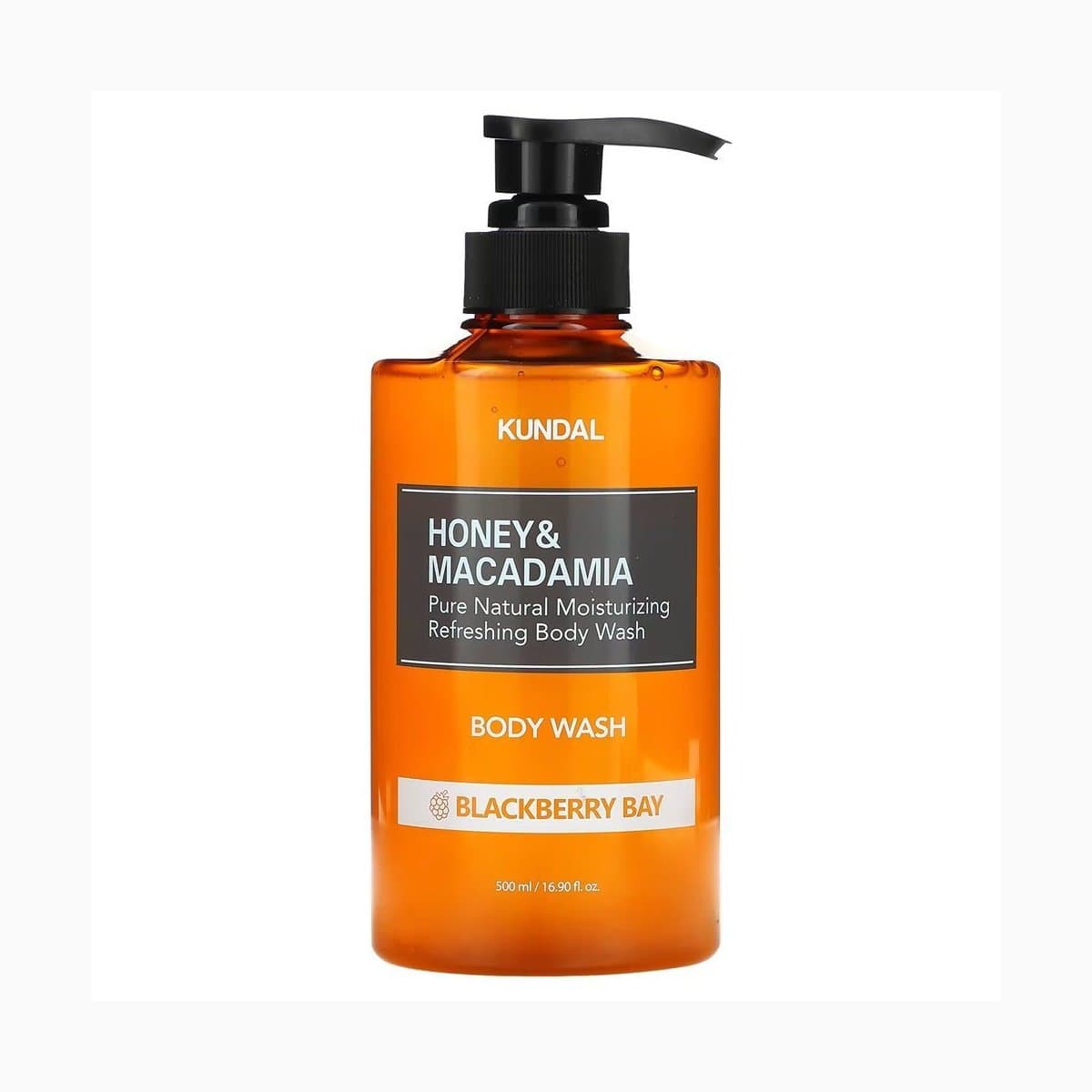 HONEY & MACADAMIA PURE BODY WASH 500ML - BLACKBERRY BAY