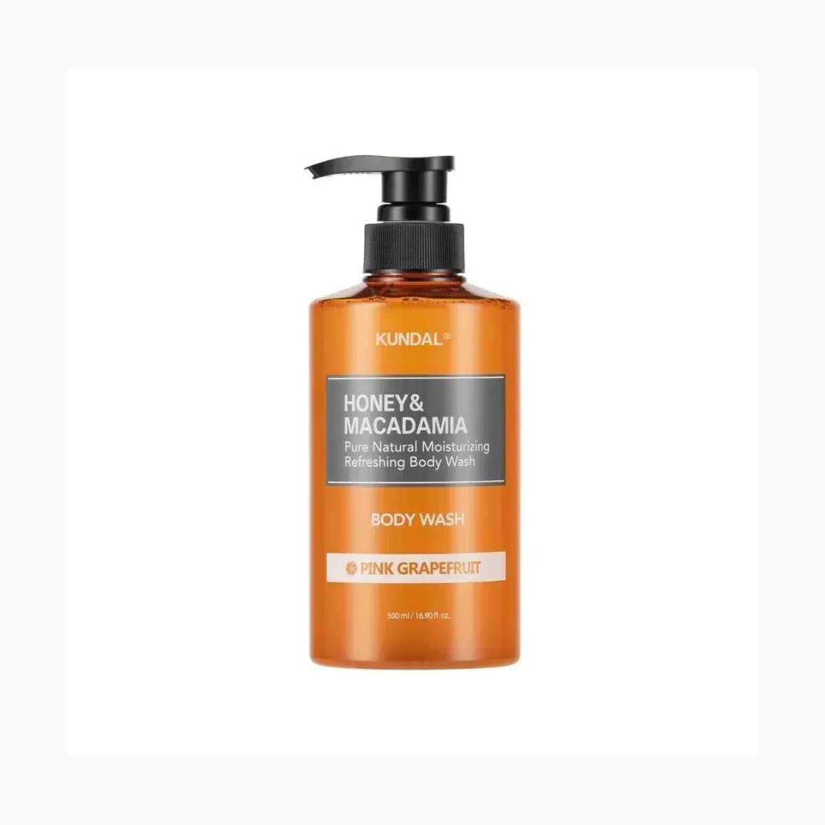 HONEY & MACADAMIA PURE BODY WASH 500ML - PINK GRAPEFRUIT