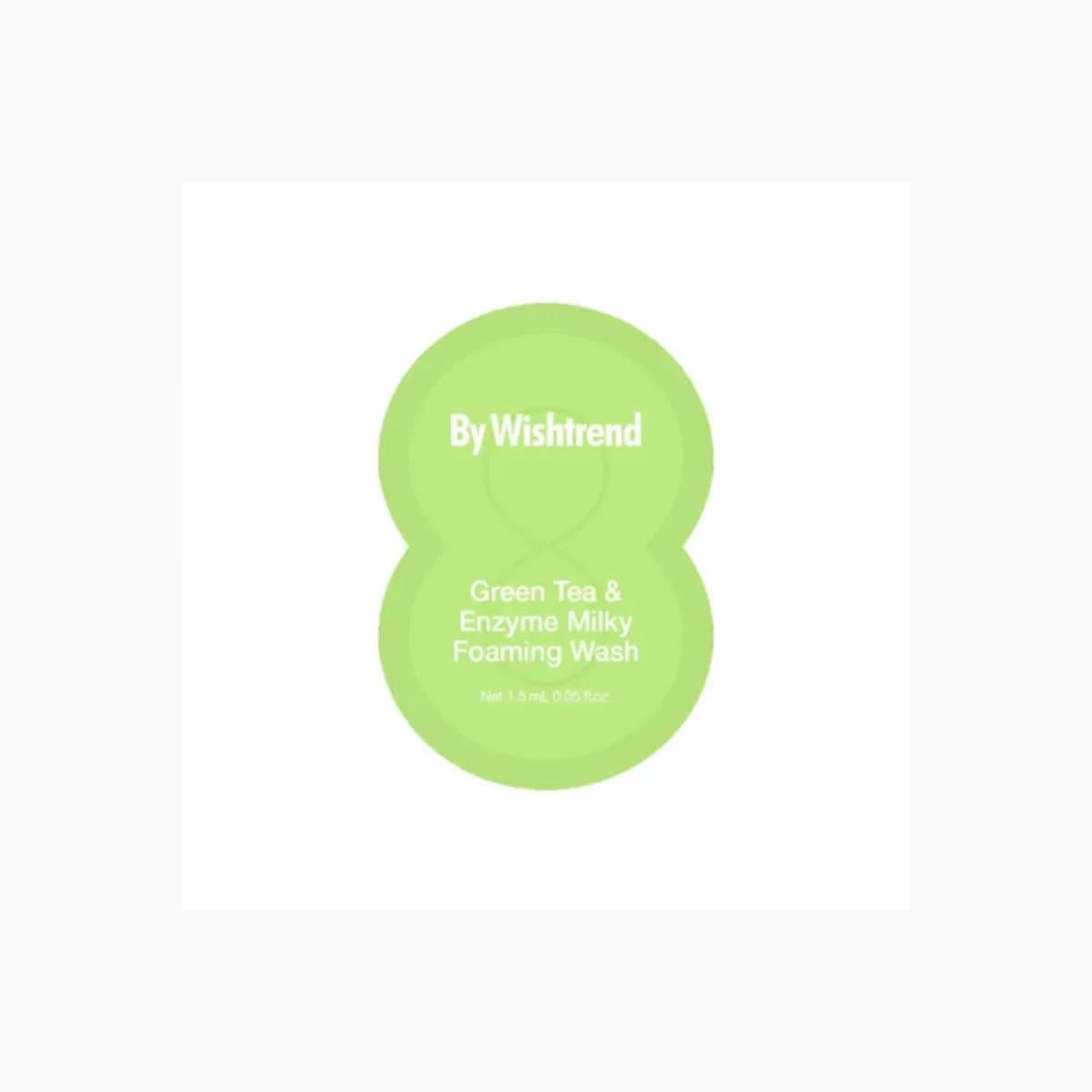 By Wishtrend Green Tea & Enzyme Milky Foaming Wash 140 mL