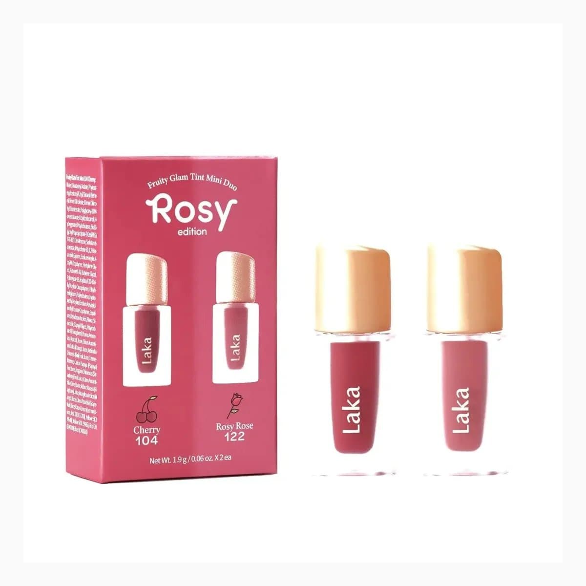 Fruity Glam Tint Mini Duo #Rosy Edition