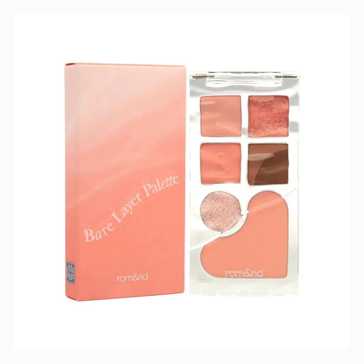 rom&nd BARE LAYER PALETTE 01 APRICOT MOOD